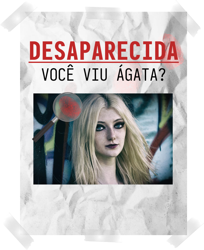 Poster de desaparecida de Ágata